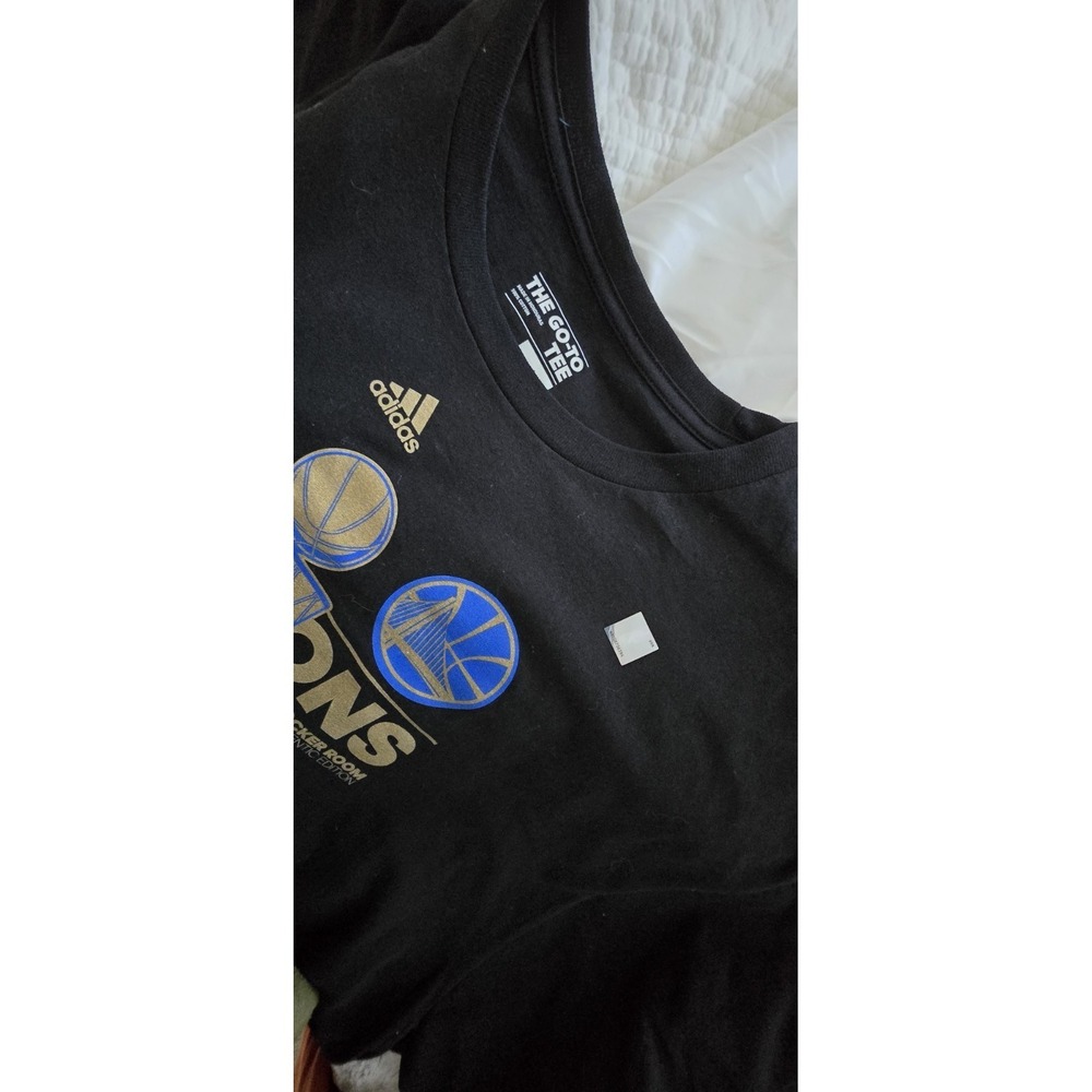 Adidas Golden State Warriors Mens 2017 NBA Finals Champions T-Shirt (2XL) - Picture 3 of 4